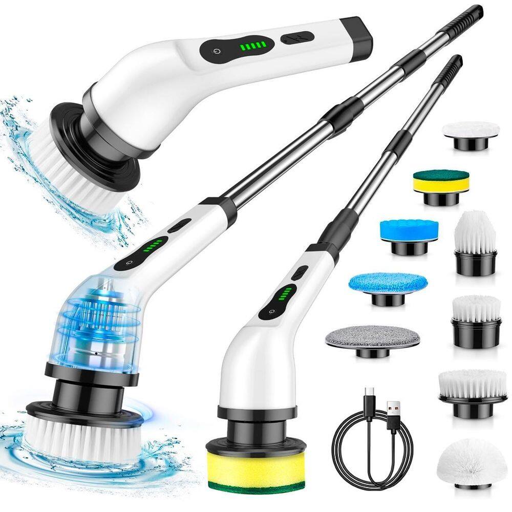 Esfregão Elétrico Portátil 360 Recarregável Limpeza Cozinha