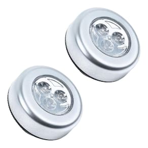 Kit 2 Lâmpadas Luminárias Adesivo Colante Toque Sem Fio Led