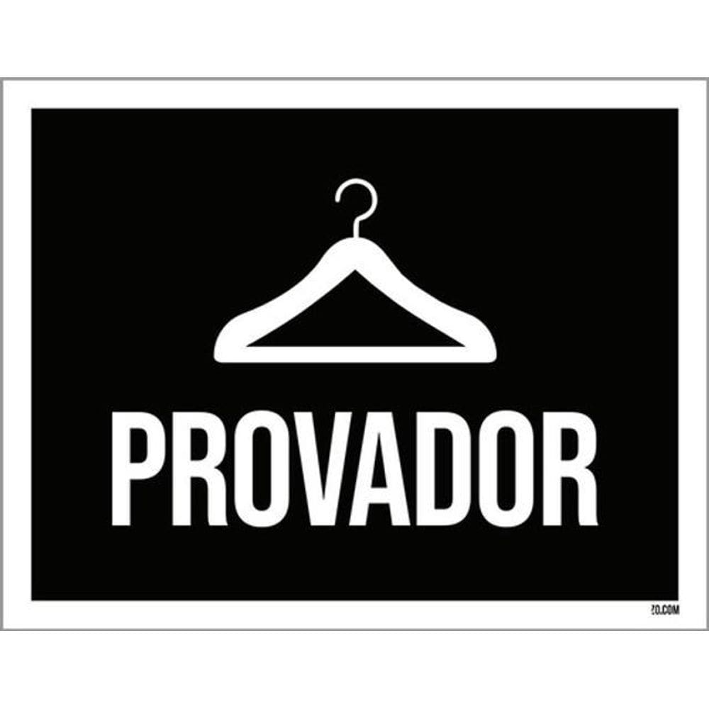 Kit 3 Placas Provador Cabide