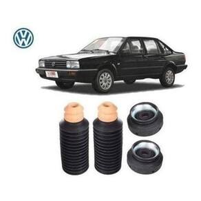 2 Kit Coxim Batente Coifa Dianteiro Volks Santana Até 1994