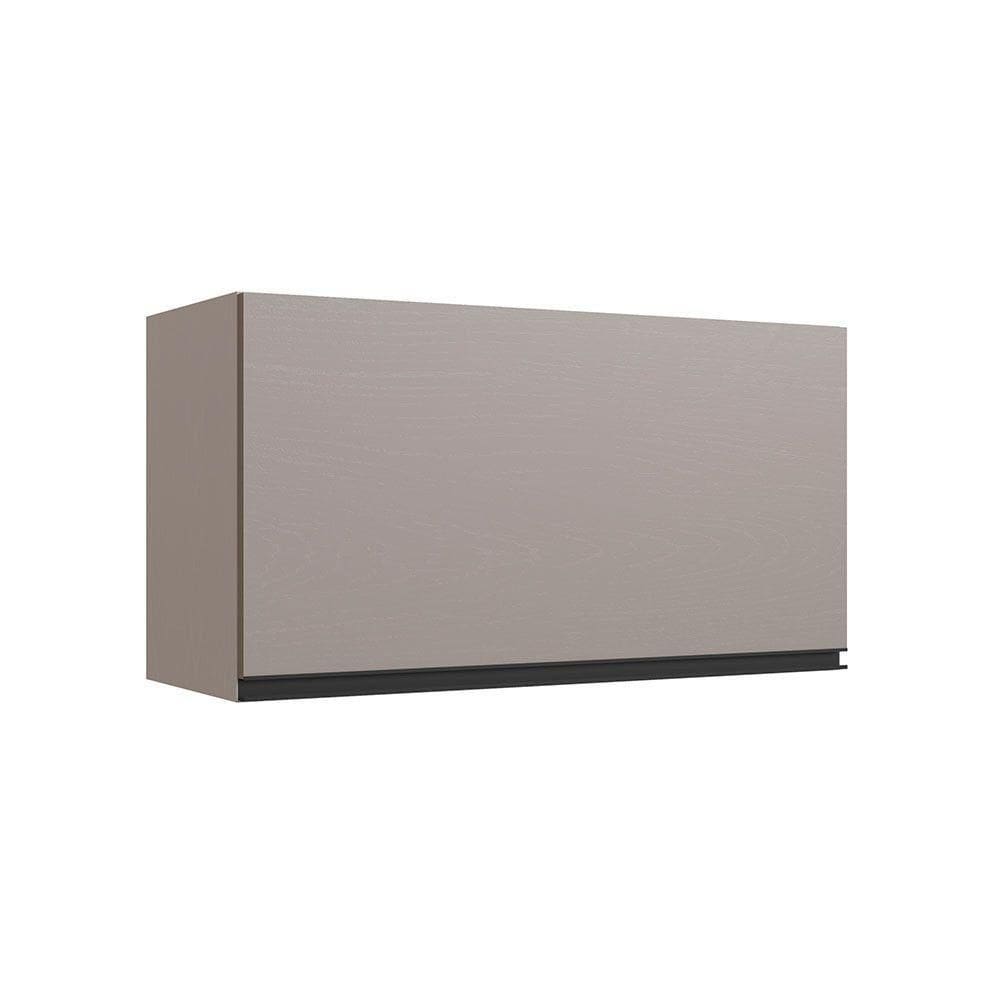 Armário Aéreo Cozinha 80 Cm 1 Porta Basculante Quiditá Fumê