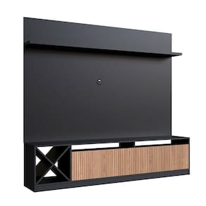 Estante Para Tv Trento Até 60 Polegadas 2 Portas Quiditá Preto/brise