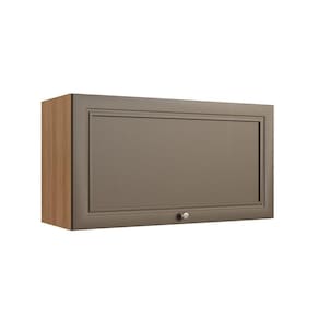 Armário Basculante 1 Porta Clássica Quiditá Montana/bronze