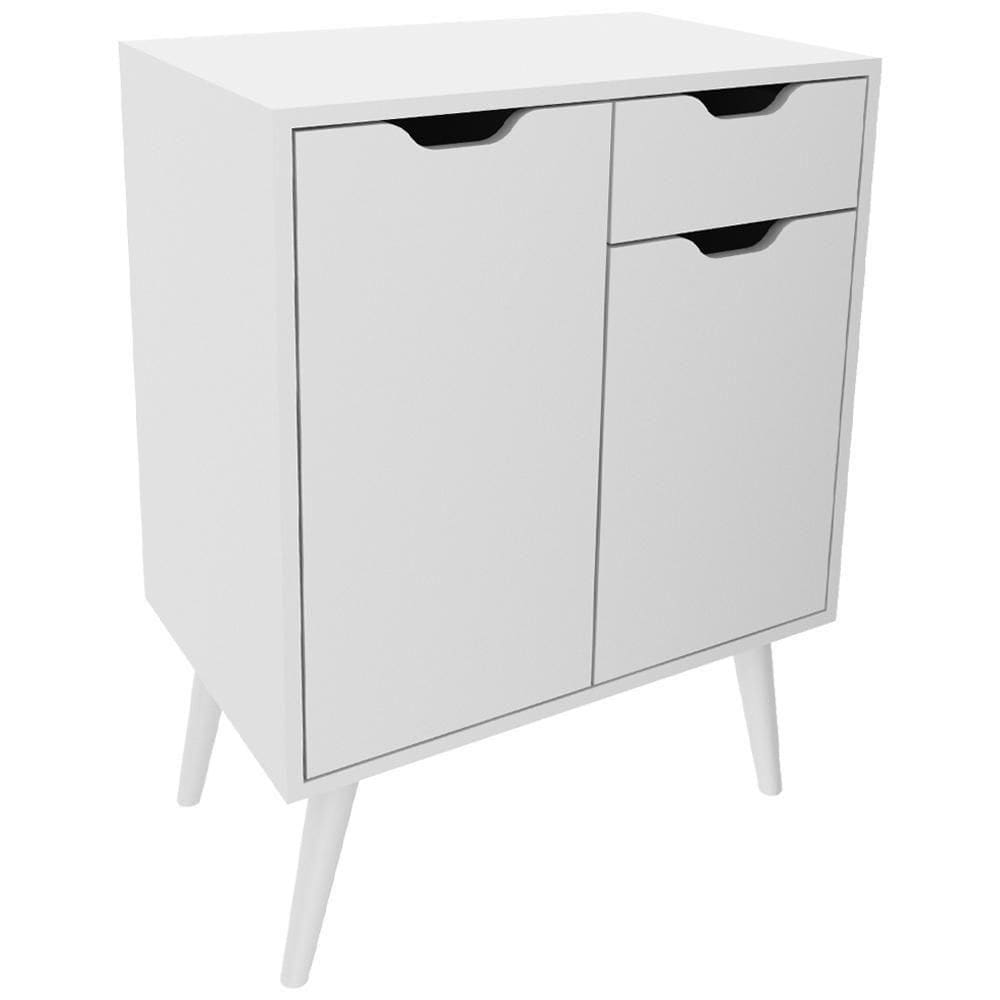 Gabinete Para Banheiro 2 Portas 1 Gaveta Bn3637 Branco