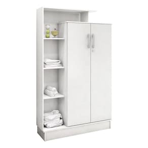 Armário Multiuso Elite 2 Portas Branco Com Chave - Demóbile Branco