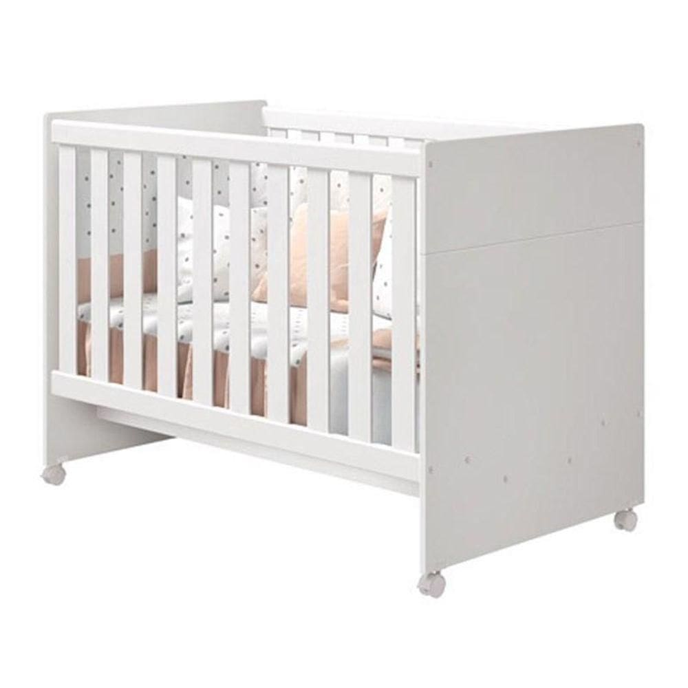 Berço Mini Cama Katatau Branco Brilho - Reller Móveis Branco Brilho