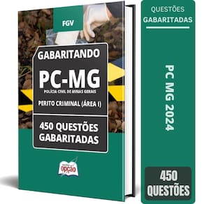 Caderno Testes Pc Mg 2024 Perito Criminal Questões