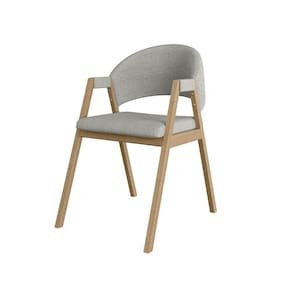 Cadeira Suellen Luxo Reforçada Para Mesa De Jantar Linho Cinza Claro