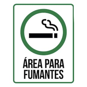 Kit 3 Placas - Área Para Fumantes