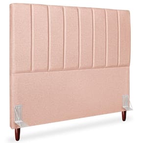 Cabeceira Casal 140cm Arlla Linho Rose Rm Rose