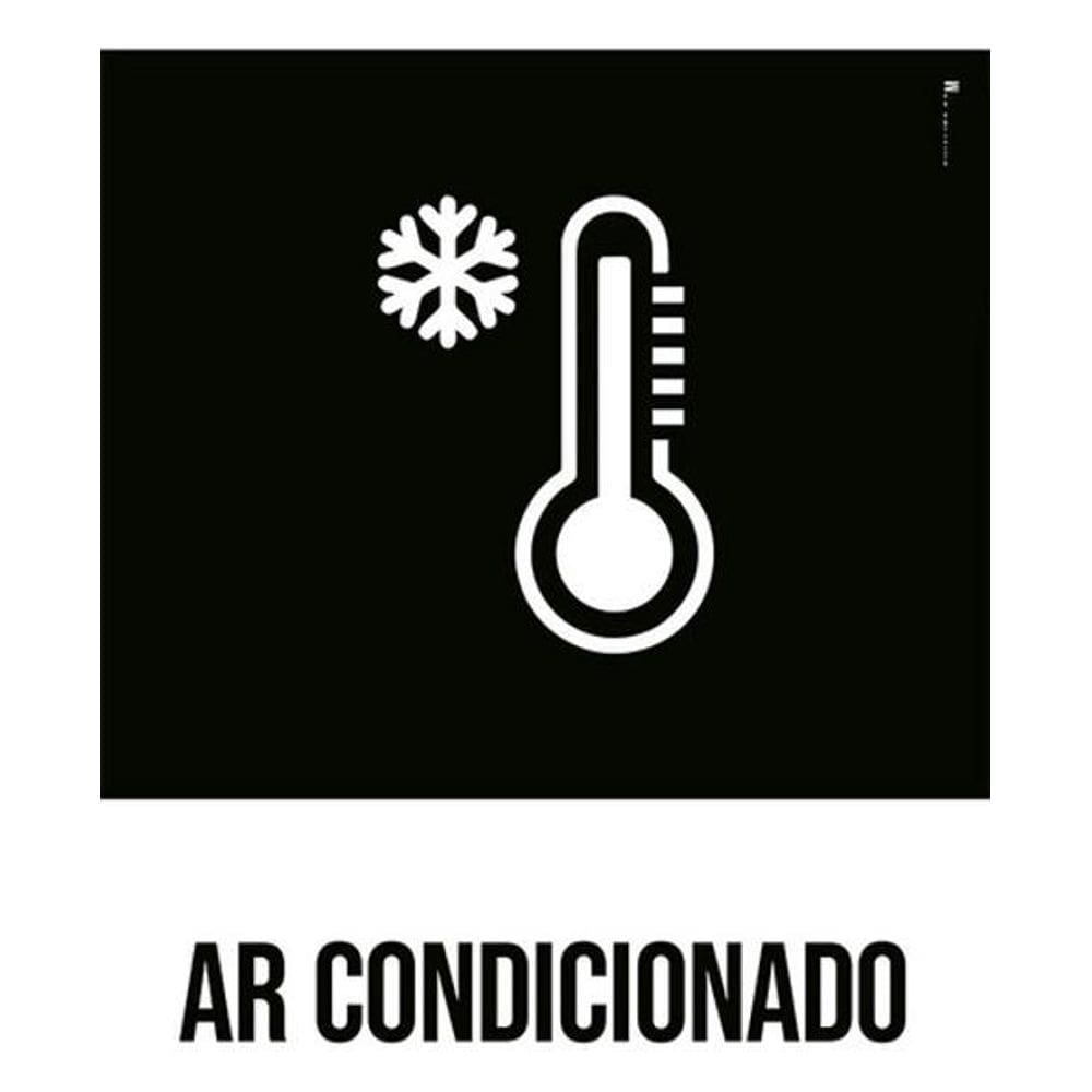 Kit 3 Placas Desenho - Ar Condicionado