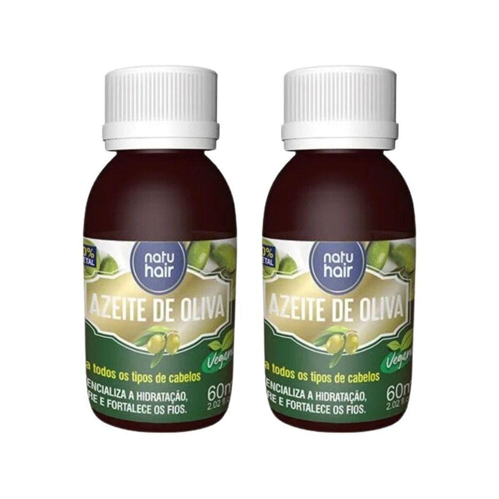 Oleo Capilar Natuhair 60Ml Azeite De Oliva - Kit Com 2Un