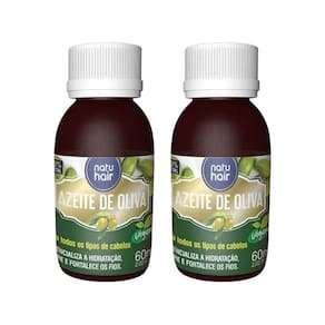 Oleo Capilar Natuhair 60Ml Azeite De Oliva - Kit Com 2Un