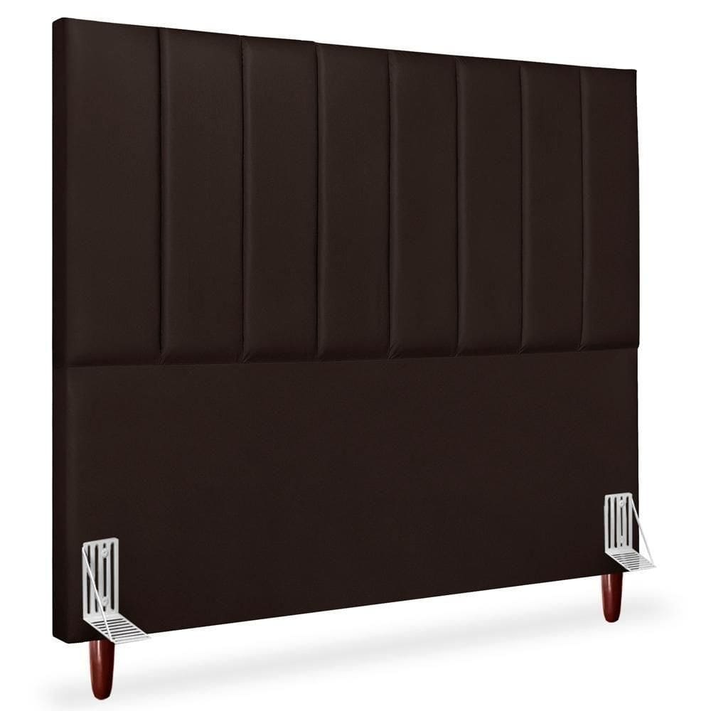 Cabeceira Queen 160cm Arlla Corano Marrom Rm Marrom