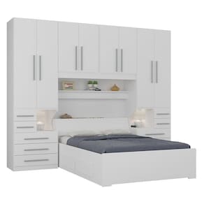 Dormitório De Casal Completo 1223 Branco
