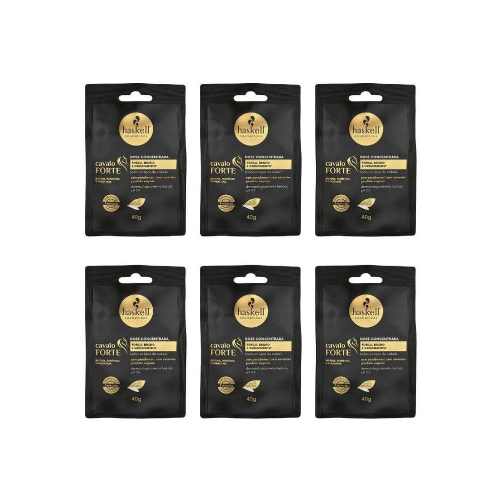 Dose Concentrada Haskell 40G Cavalo Forte - Kit Com 6Un