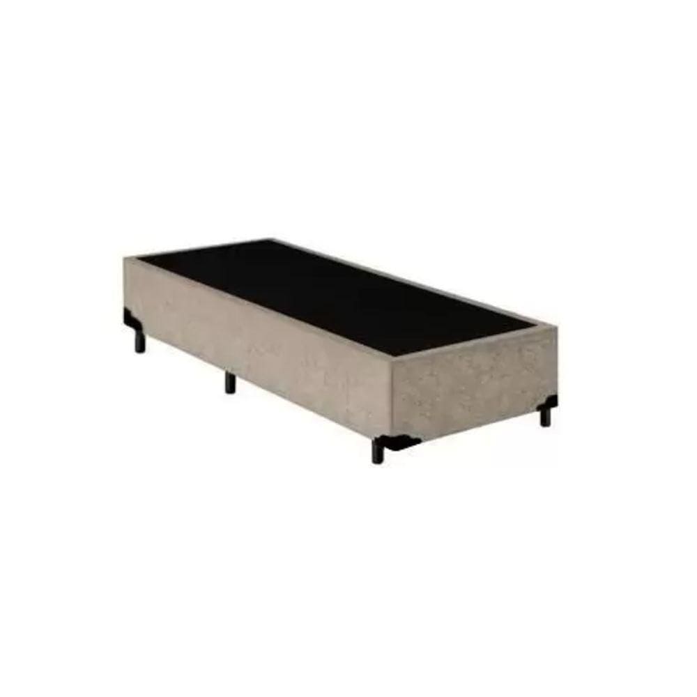 Box Solteiro 88x188x40 Suede Bege