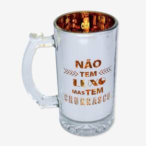 Caneca De Chopp Eletrostática Tem Churrasco - Zonacriativa