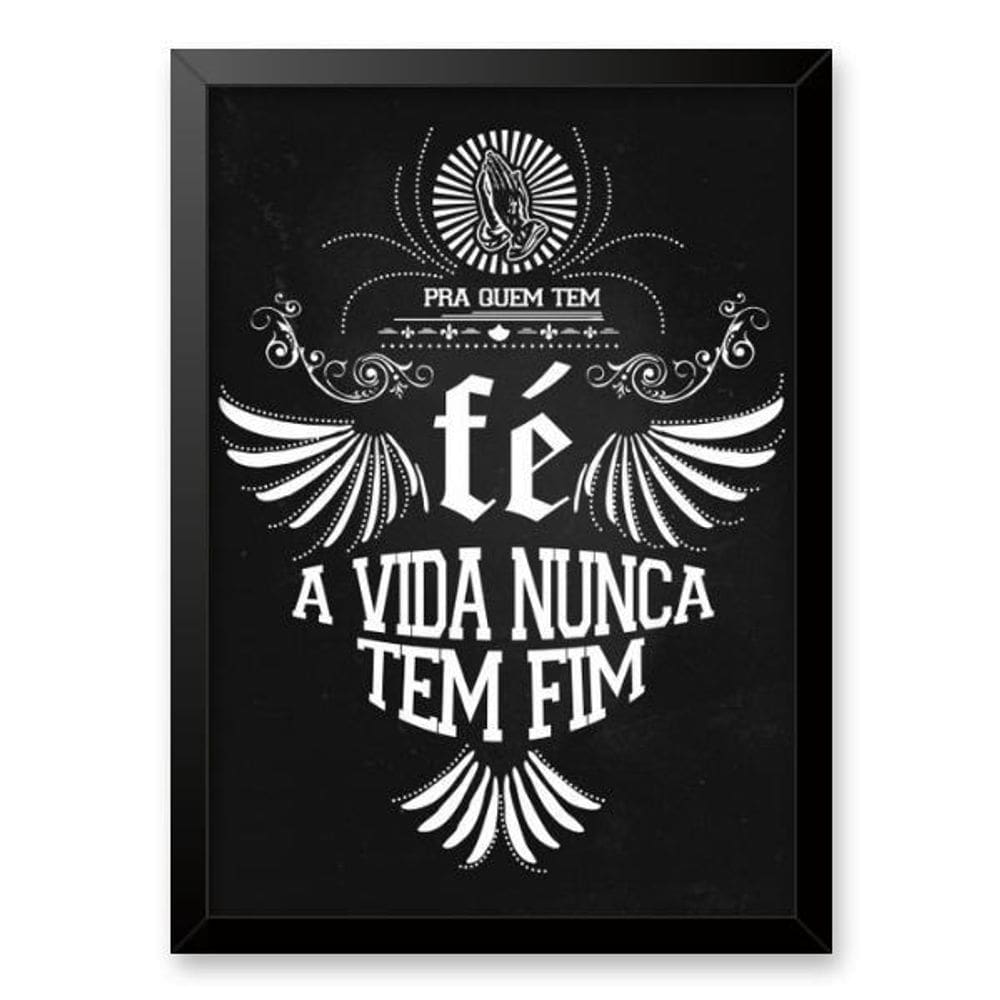 Quadro Rappa - Pra Quem Tem Fé 33X24Cm