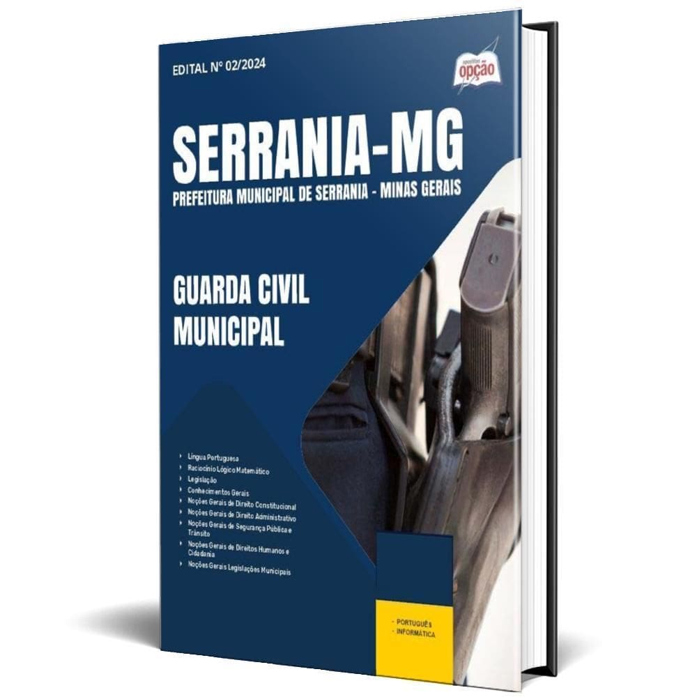 Apostila Prefeitura Serrania Mg 2024 Guarda Civil Municipal