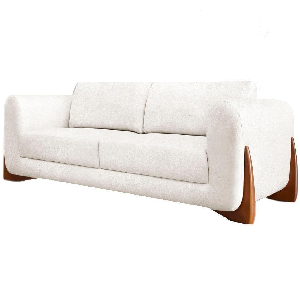 Sofa Jolie 2 Lugares 180cm Pes Boomerang Linho Boucle 3300 Ezz 3300