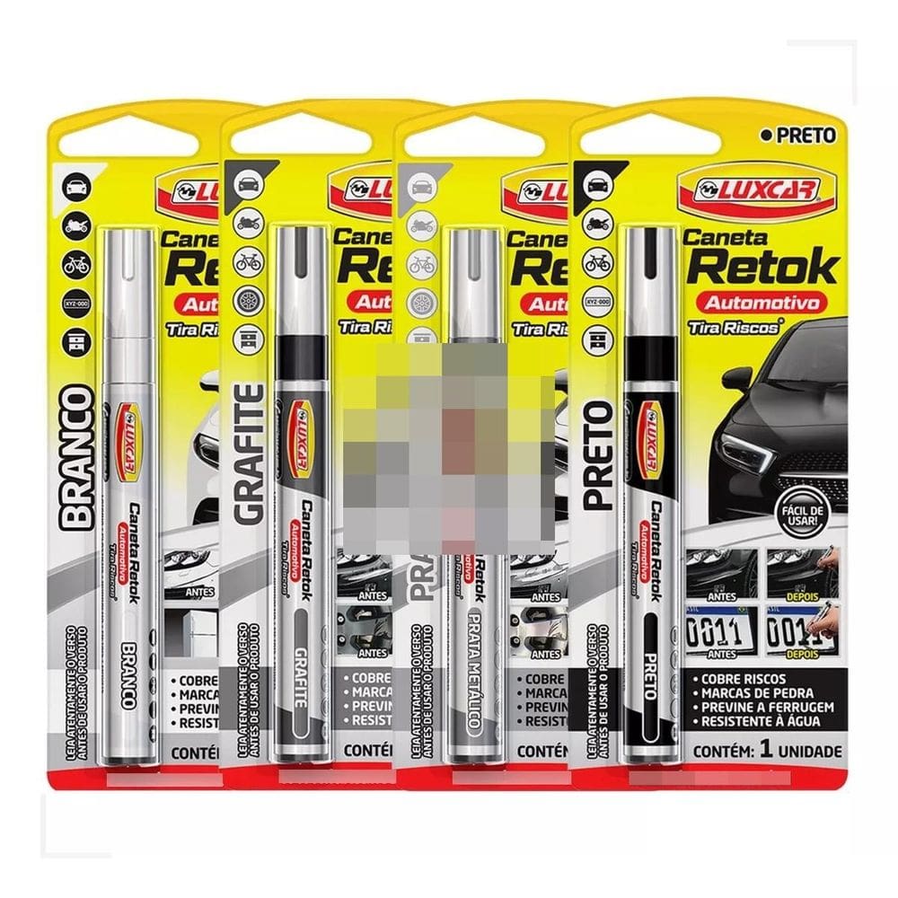 Caneta Reparadora Automotiva Pintura Permanente Tira Riscos