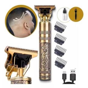 Elegância Recarregável: Máquina Elétrica Vintage Cortar