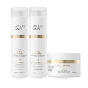 Kit Shampoo + Condicionador + Máscara Liso Absoluto Jacques