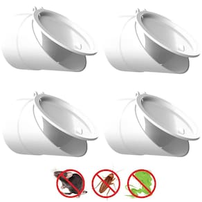 Válvula De Retenção Esgoto Para Canos 100Mm Kit 04 Un