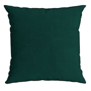 Capa Almofada Veludo Luxor Militar Lisa 43x43cm Verde/Vermelho