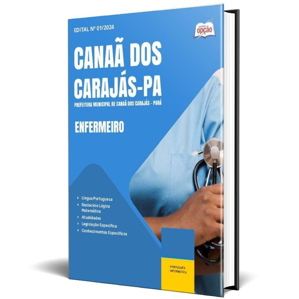 Apostila Prefeitura Canaã Dos Carajás Pa 2024 - Enfermeiro