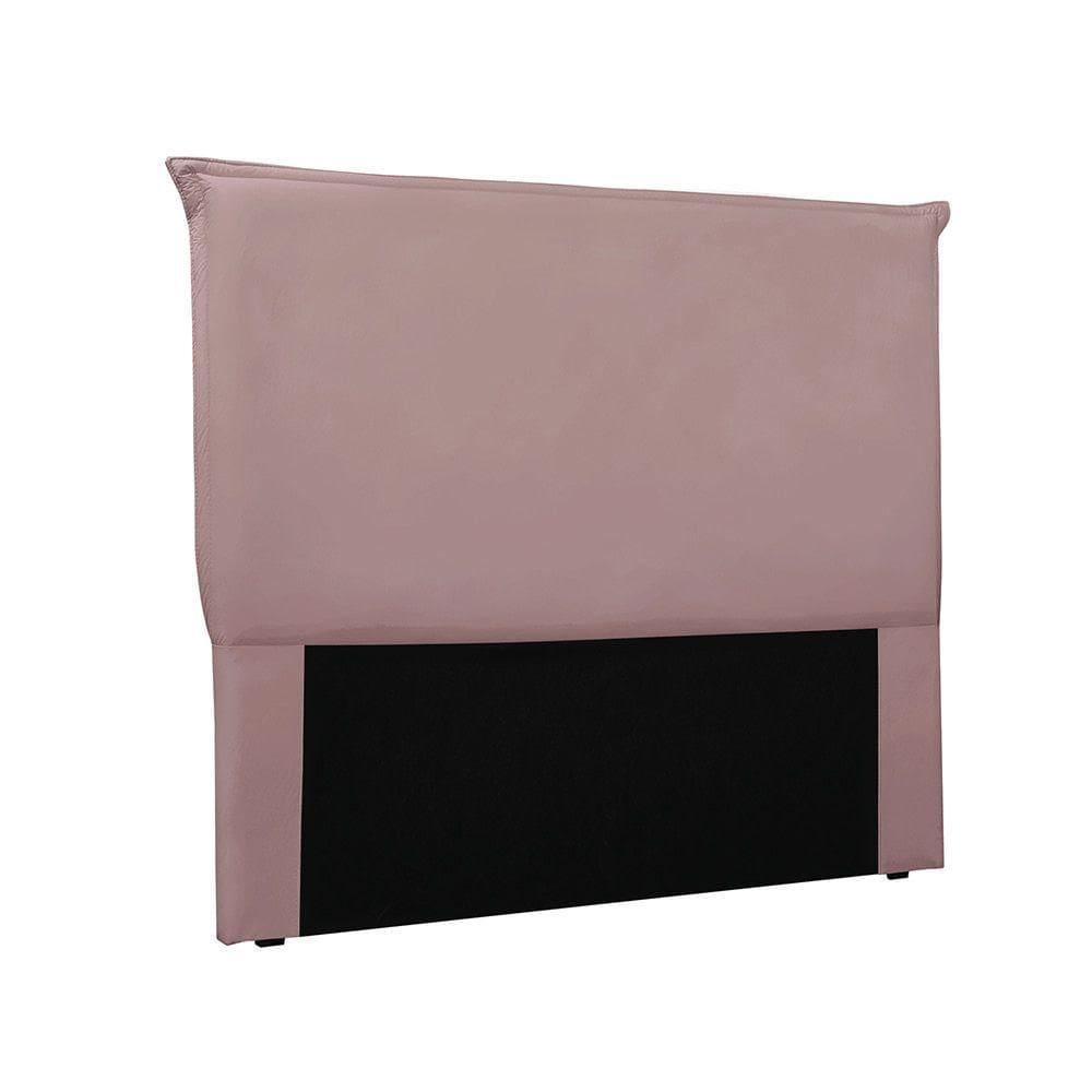 Cabeceira Cama Box Queen 160 Cm Garden Veludo S04 Cor Lilás