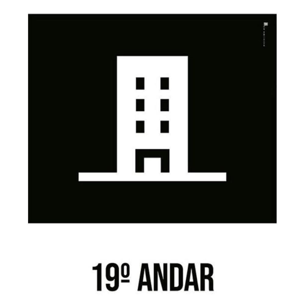 Kit 3 Placas Desenho - 19 Andar