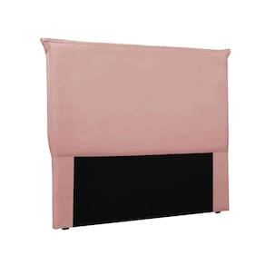 Cabeceira Cama Box Casal 140 Cm Garden Veludo S04 Cor Rosa