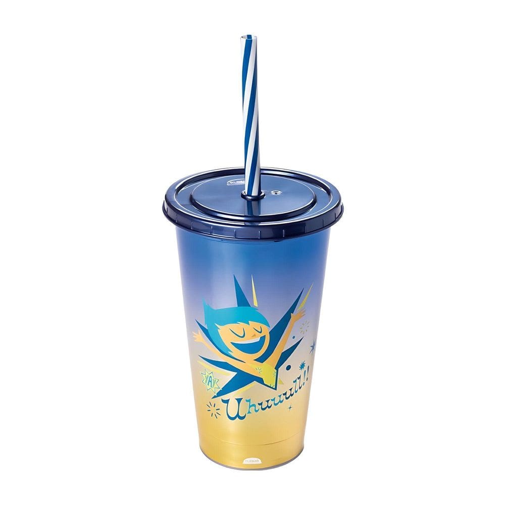 Copo Refri Divertidamente 500 Ml Com Canudo Alegria