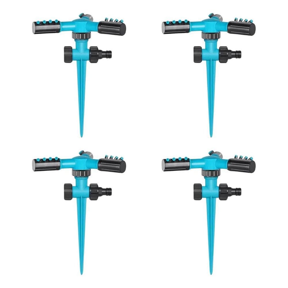 Kit 4 Irrigador Aspersor 360 Jatos Grama Jardins Horta