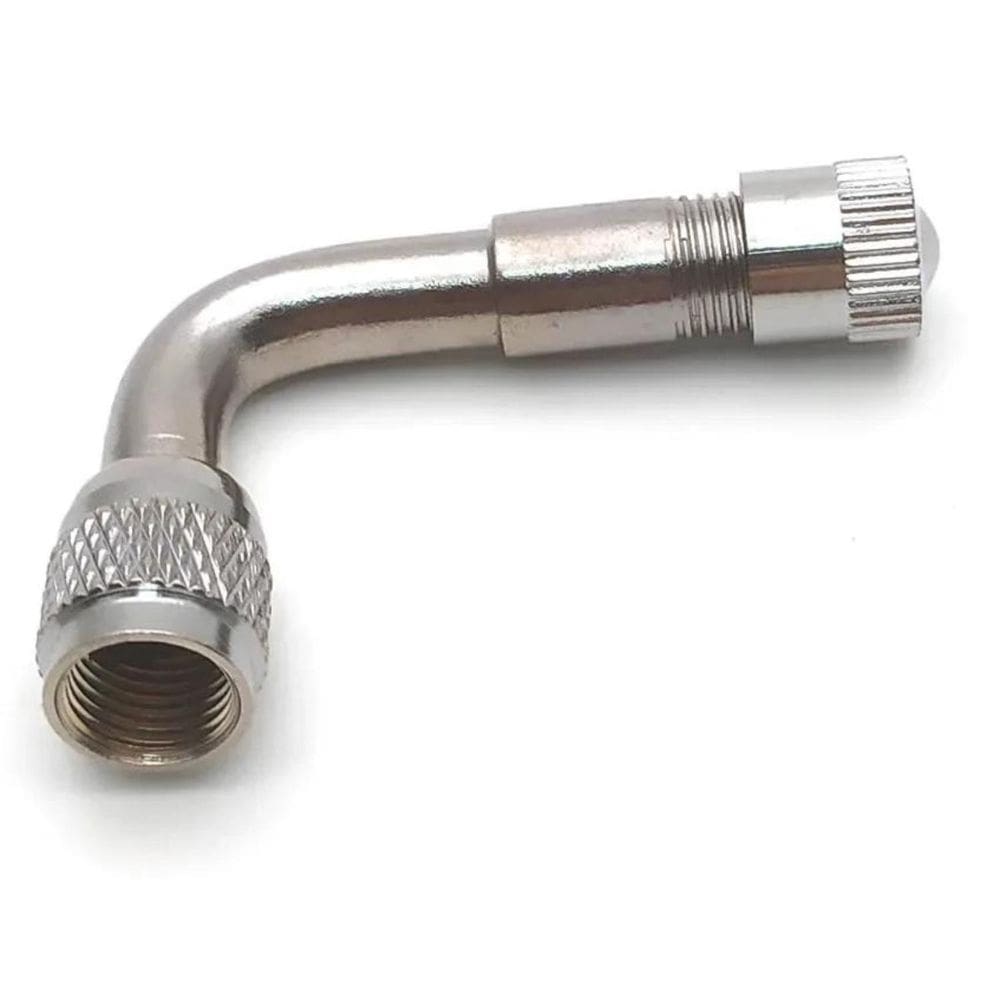 Extensor Válvula Bico Pneu 90 Graus Bike Moto Adaptador
