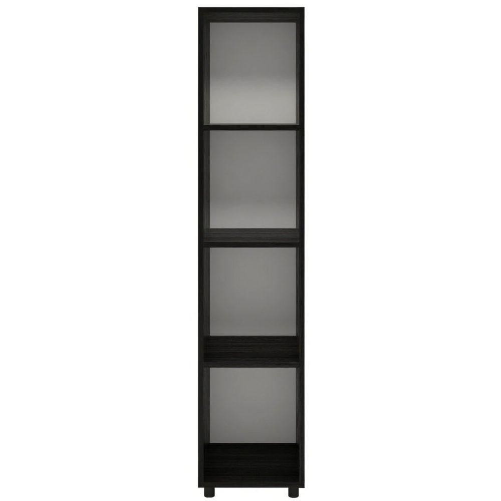 Estante Livreiro 4 Nichos Marselha - Preto