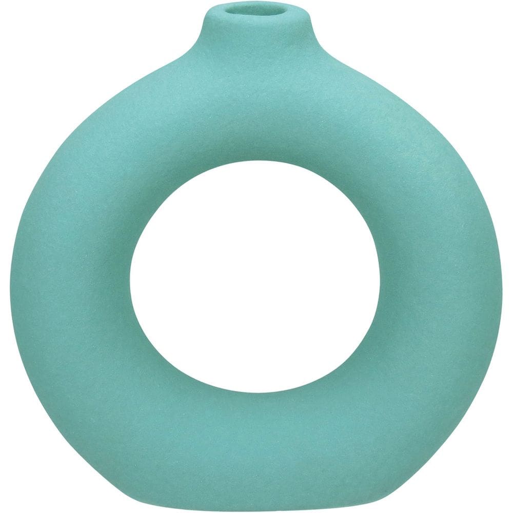 CASTIÇAL PORTA VELA SUPORTE HOME&CO CERÂMICA 19x18x5cm VERDE