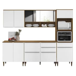 Cozinha Modulada Completa 05 Peças 20058 Atacama Branco Armoveis