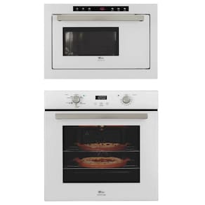Kit Forno Elétrico Fischer Infinity Embutir 82L Com Air Fryer + Micro-Ondas 25l Branco 220v