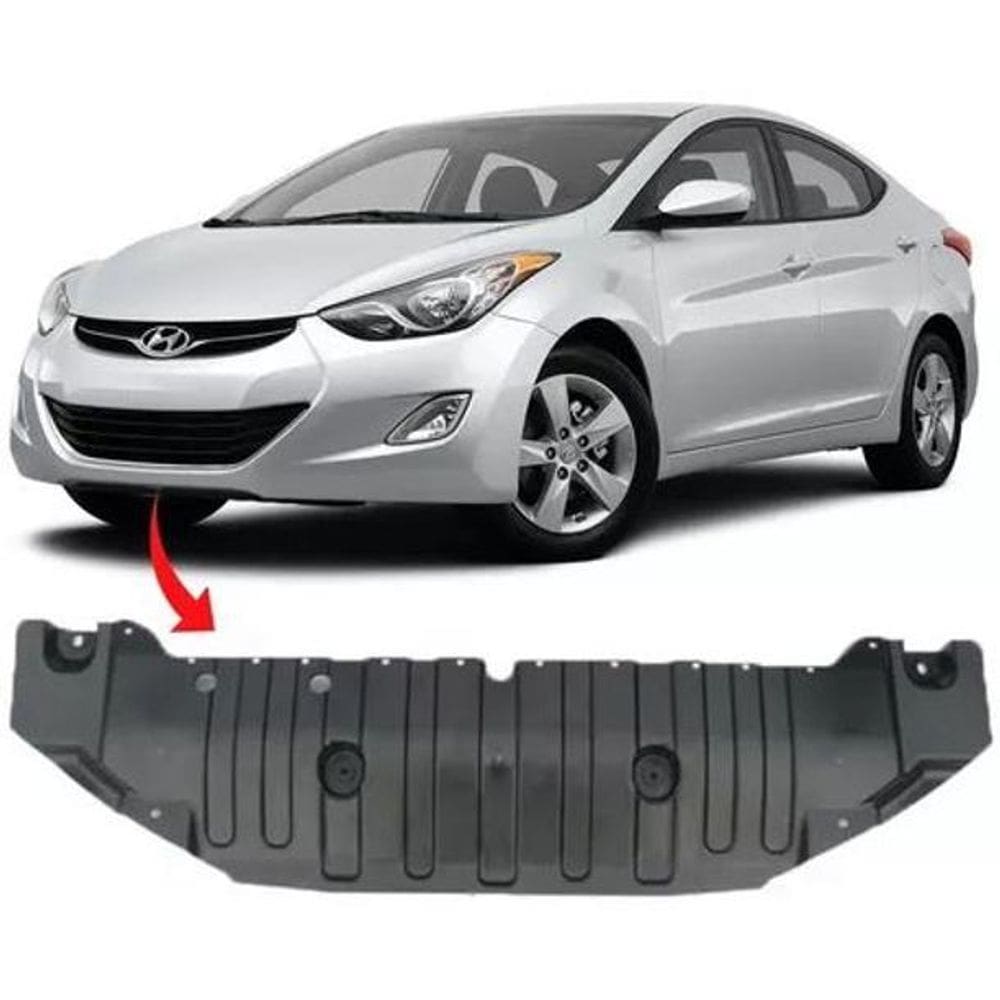 Defletor Protetor Carter Elantra 1.8 Gasolina De 2011 À 2013