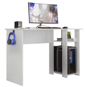 Mesa Gamer Para Computador 5050 Branco Plla Branco