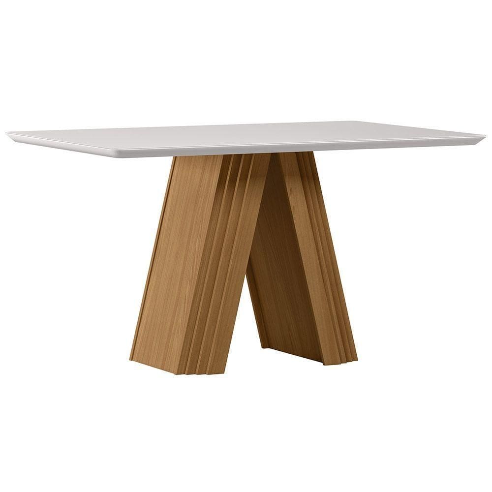 Mesa Fernanda 135x90cm - Ypê-off White