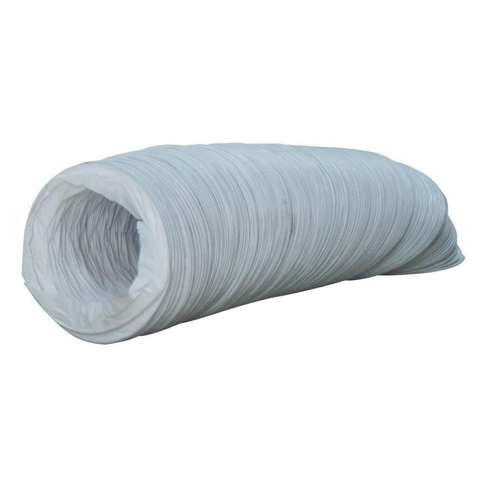 Duto Flexível Pvc Branco 5`` 120mm X 1 Metro