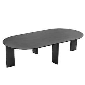 Mesa De Centro Chanfrada Pe Madeira Nero Preto 28017 Artesano Nero Preto