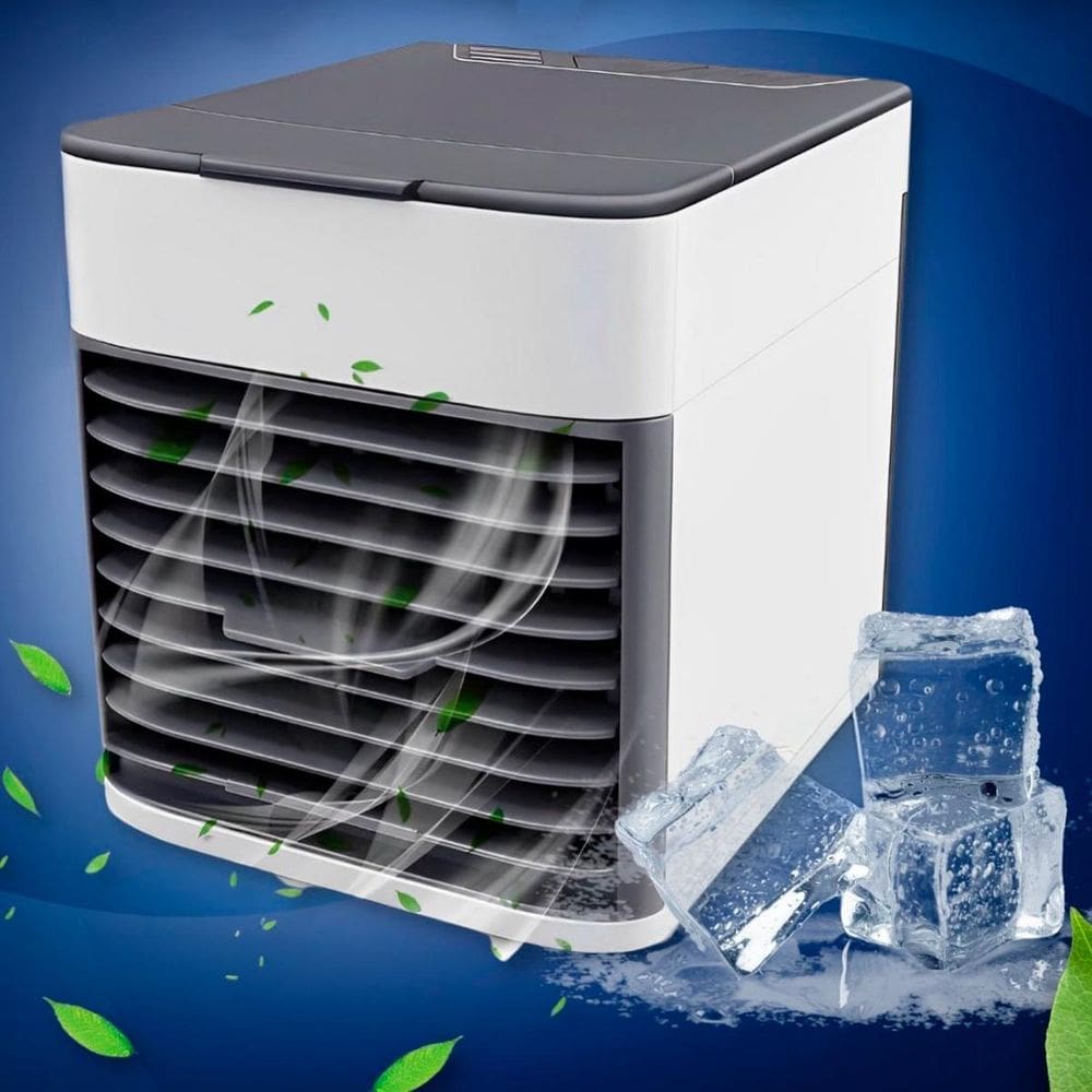 Mini Ventilador Portátil Ar Condicionado Usb Ambientes