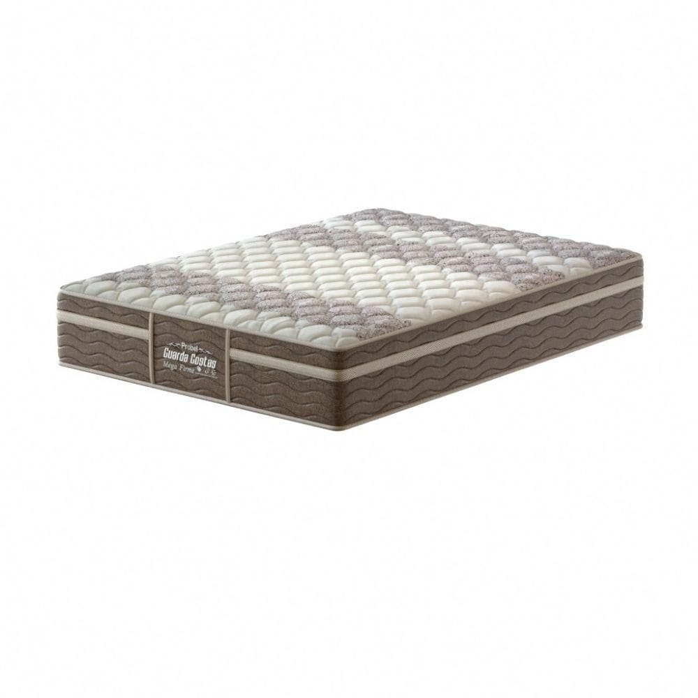 Colchão Casal Espuma Ad Mega Firme Probel 22cm Bege/Marrom (138x188x22cm)