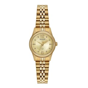 Relógio Seculus Feminino Ref: 44192Lpsvda2 Clássico Aço