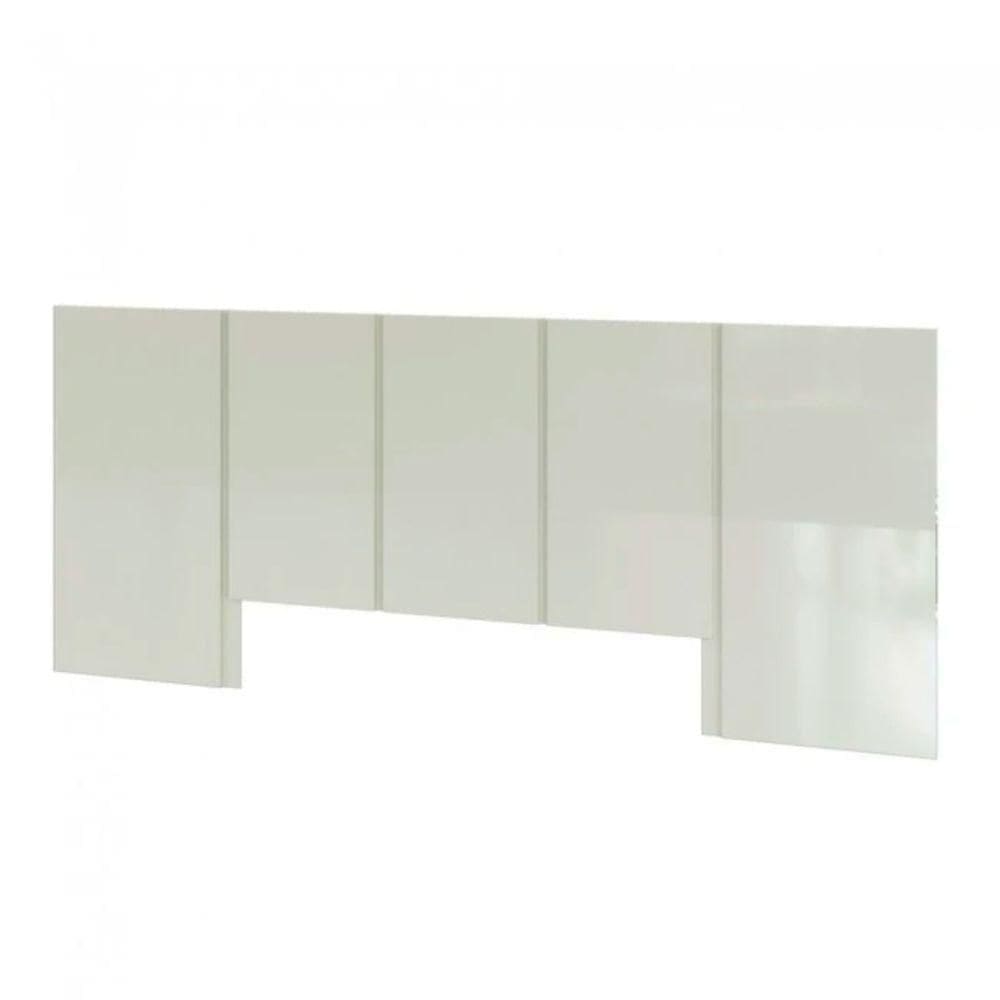 Cabeceira Queen Em Mdf 280 X 118 Cm Lisa Off White Dalla Costa